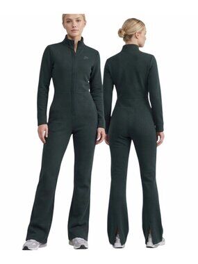 ⭐NWT Nike Tech Fleece Women's Jumpsuit Size Medium Seaweed Dark Green HV4095-390